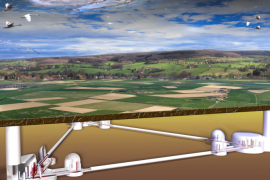 Le Télescope Einstein, le détecteur d’ondes gravitationnelles le plus grand et le plus sensible au monde, devrait ressembler à un triangle de 10 kilomètres de côté installé à 300 mètres sous le sol.
