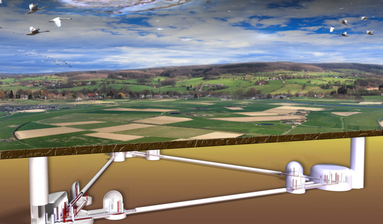 Le Télescope Einstein, le détecteur d’ondes gravitationnelles le plus grand et le plus sensible au monde, devrait ressembler à un triangle de 10 kilomètres de côté installé à 300 mètres sous le sol.