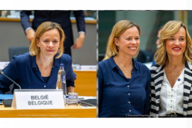 La Ministre Caroline Désir - homologue européen