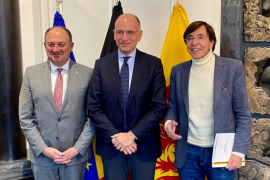 Enrico Letta reçu par le Gouvernement de Wallonie